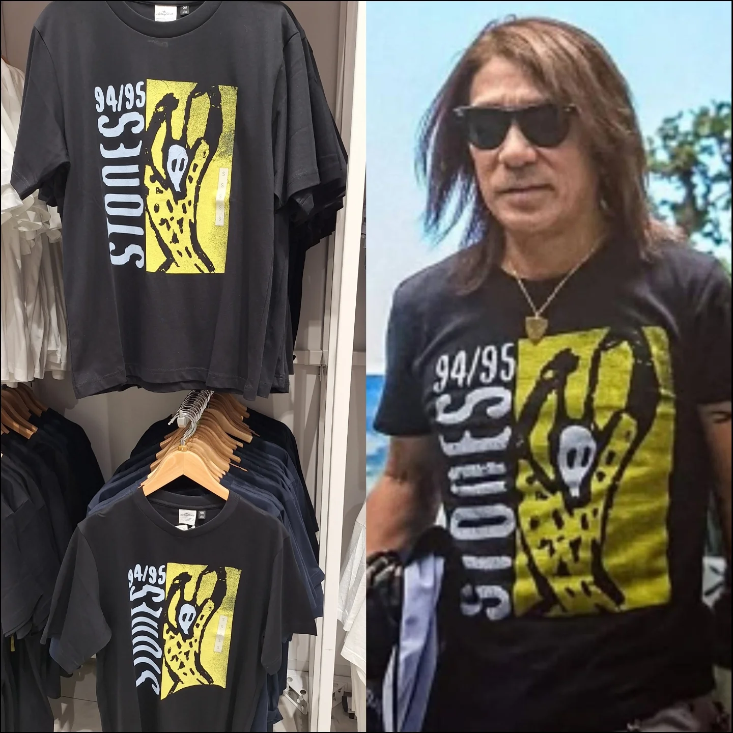 B'z 松本さん あのブランドのTシャツを着用！ B'z 松本さん 着用T