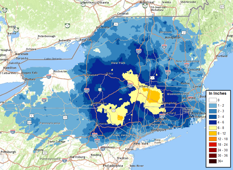 Snowology Weather & News - Here's how much snow fell from yesterday's ...