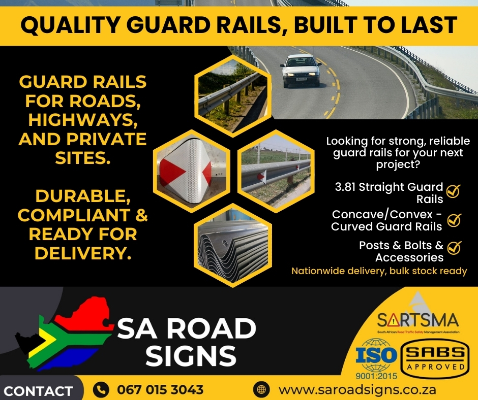 SA ROAD SIGNS - 🚧 GUARD RAILS BUILT FOR AFRICA From Cape... | Facebook