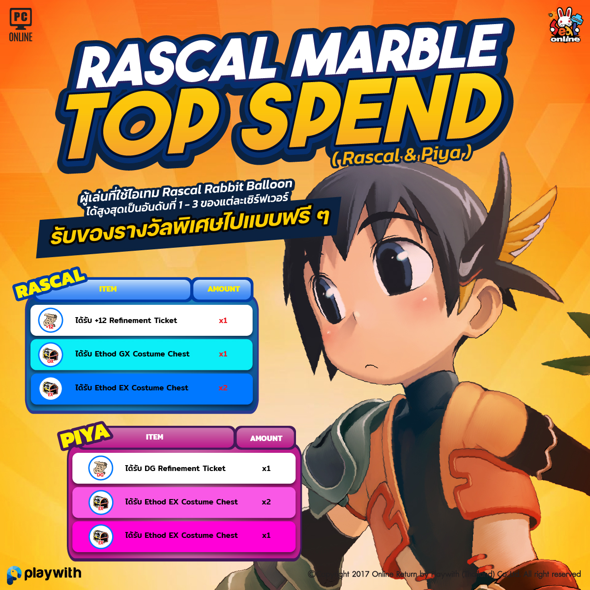 🐰 Rascal Marble... - Seal Online Return - Playwith Thailand | Facebook