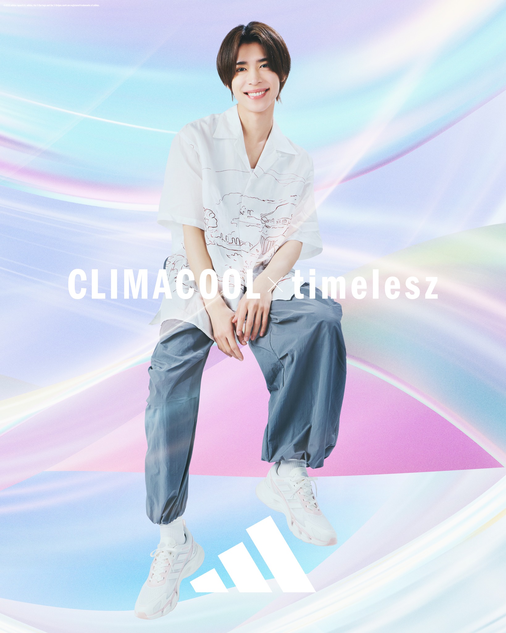 adidas「CLIMACOOL × timelesz」 歩くたび、違いがわかる。 涼しく