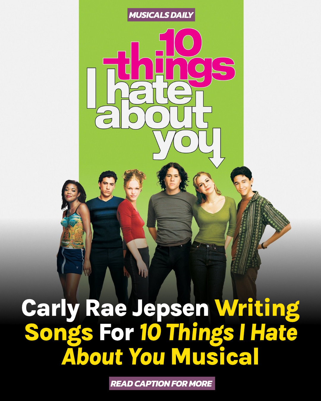 Musicals - Carly Rae Jepsen is set to head back to Broadway - this time ...