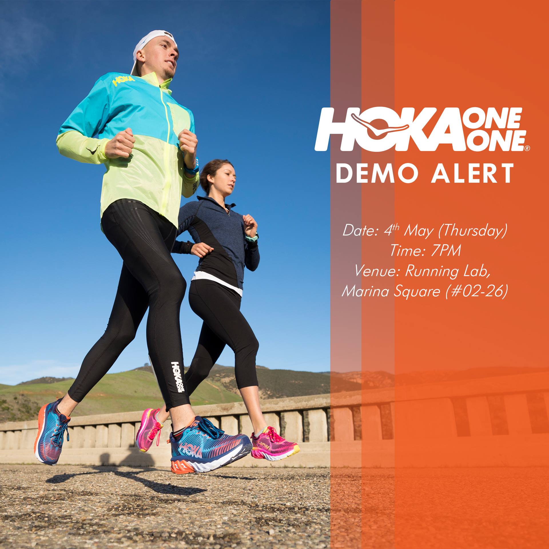 Running Lab - ARAHI DEMO RUN HOKA ONE ONE, known for its...