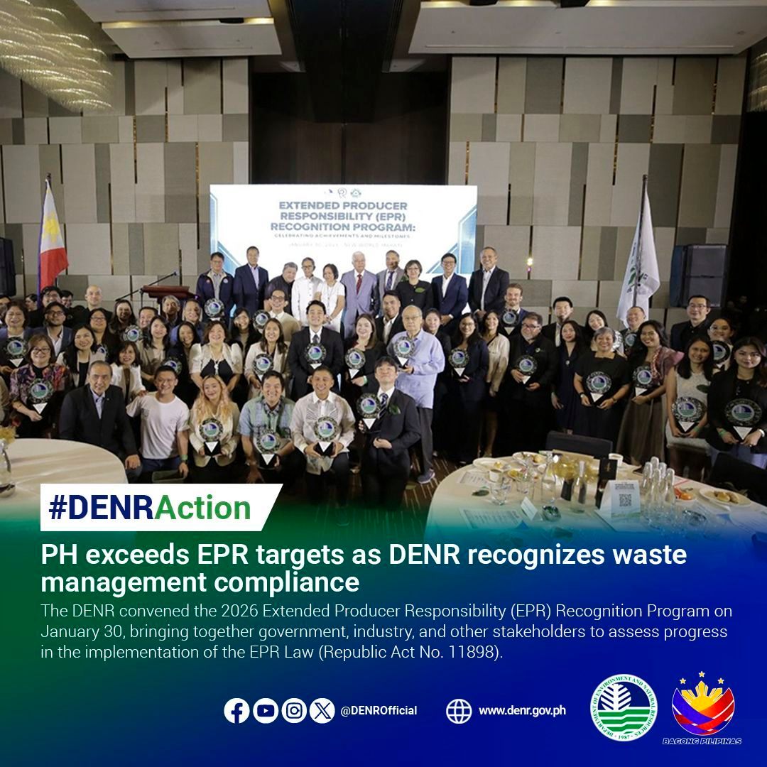 Department - #DENRNews || The DENR convened the 2026 Extended Producer ...