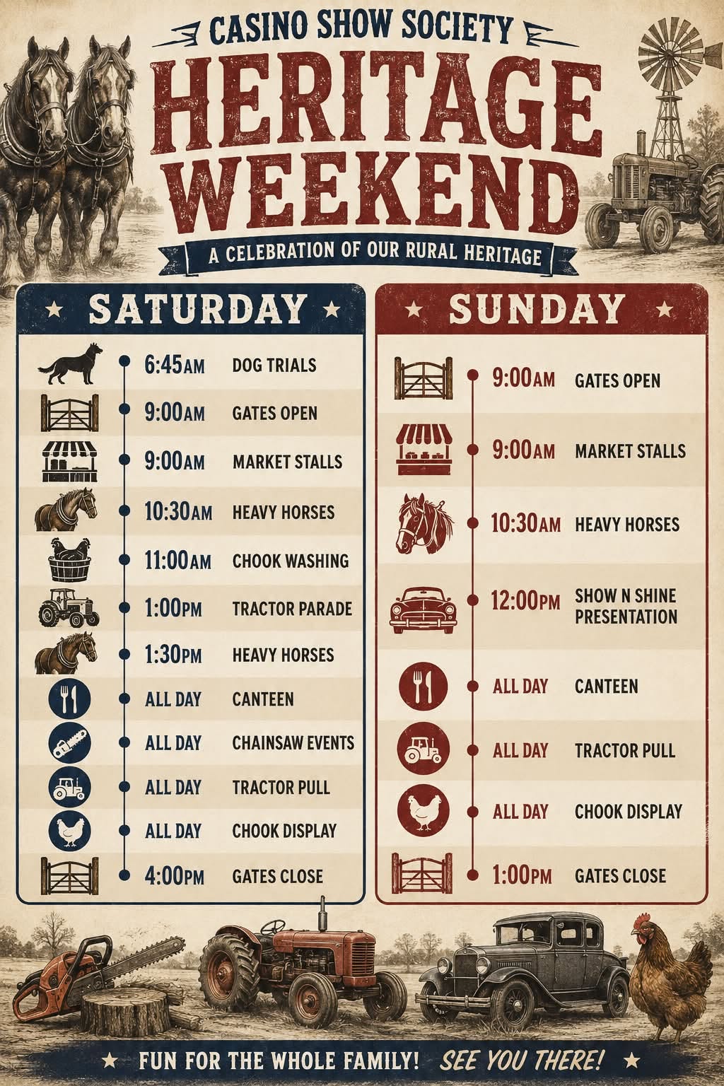 jenni klow openmarket The annual Heritage Weekend is on this Saturday and Sunday at Casino Showgrounds🚜 👉 With plenty of things to see and do, there's something for everyone! A slightly sheer linen Glutathione Skin Whitening Injection VDAY2025UK Option:30 vege capsules