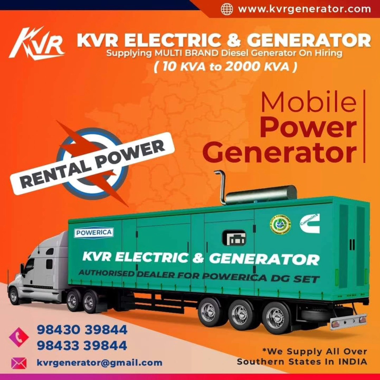 KVR Generator | Pondicherry