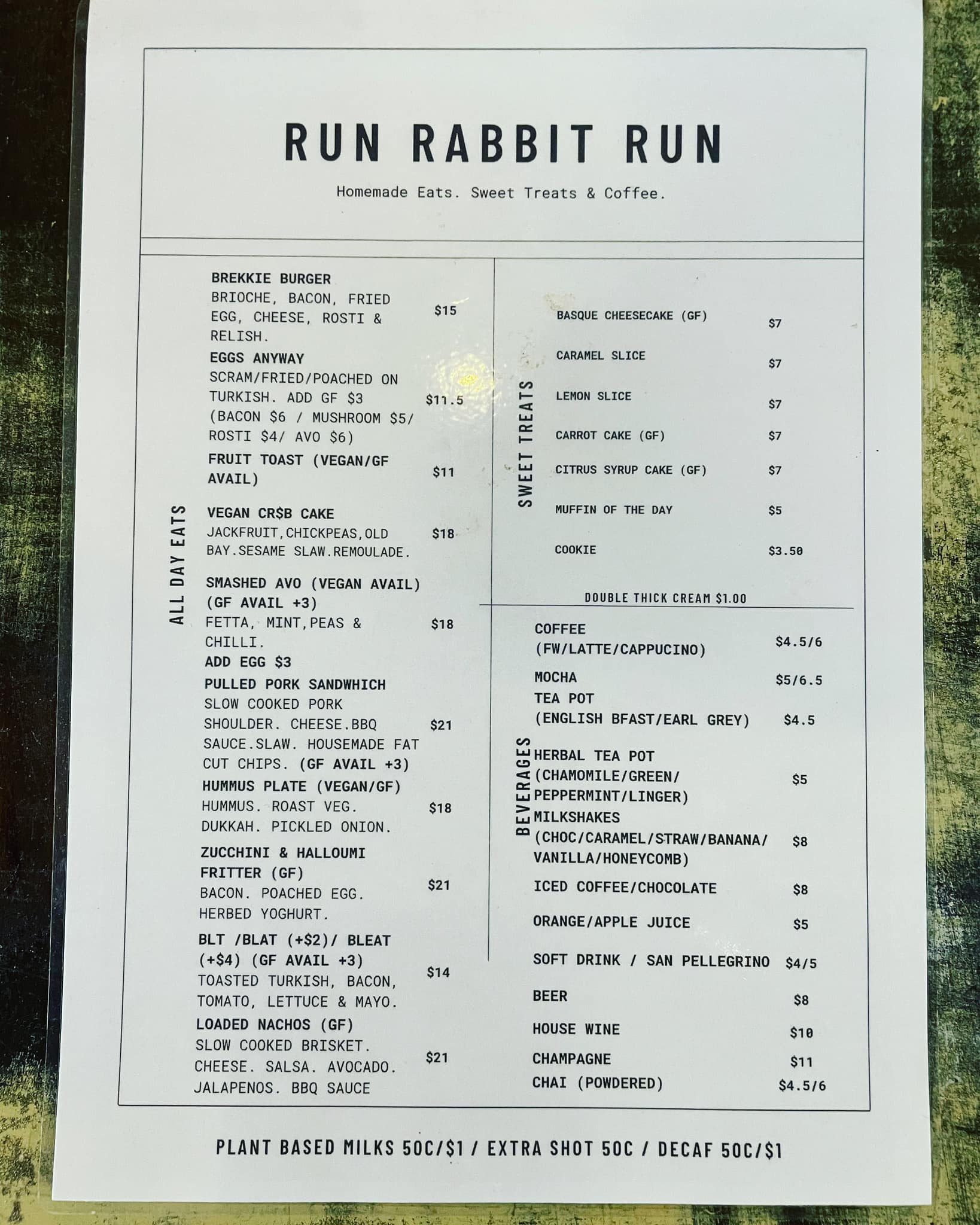 Run Rabbit Run | Castlemaine VIC