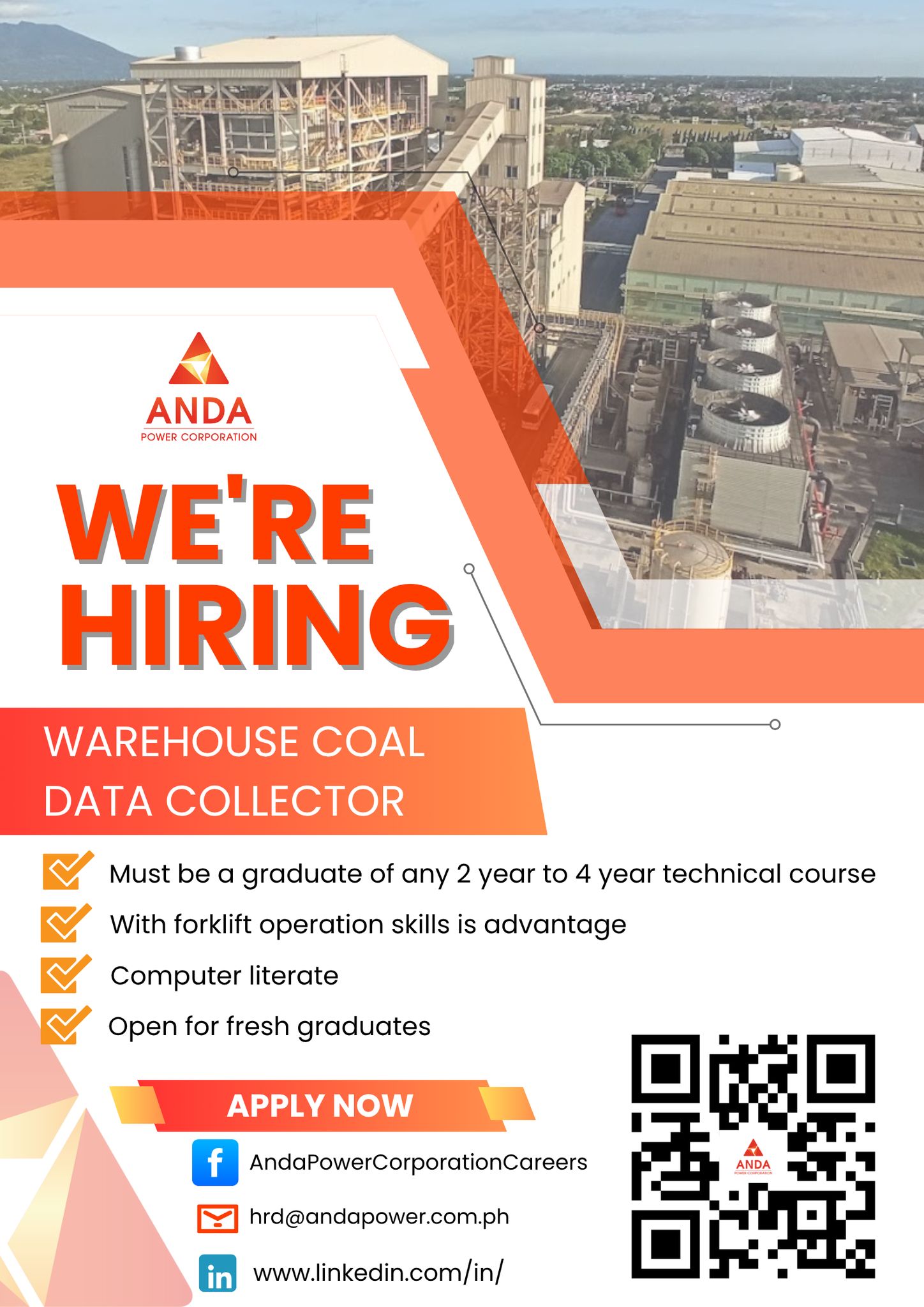 Anda Power Corporation Careers | Mabalacat