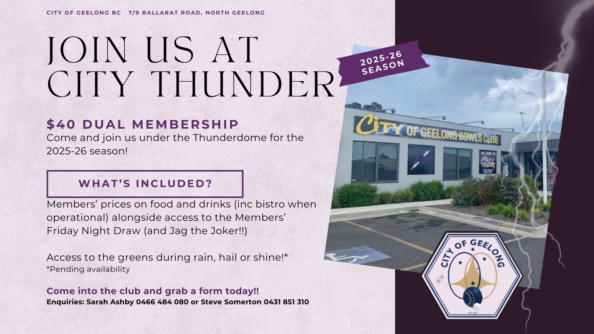 City - Join City as a Dual Member for the upcoming 2025-26 season! 🟣 ...