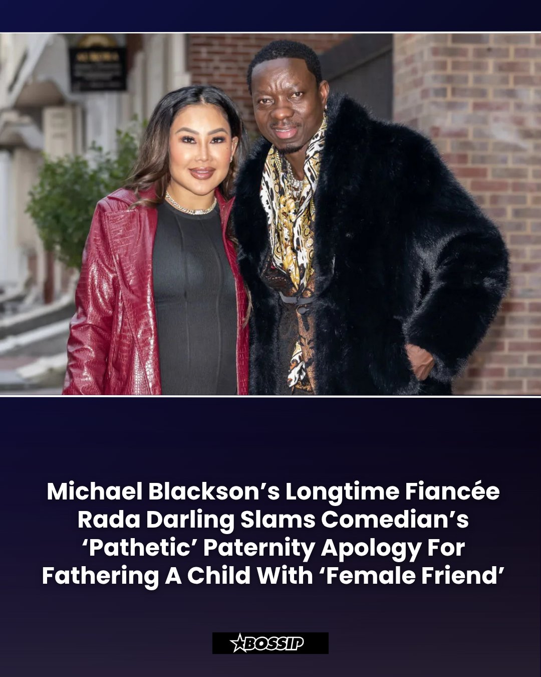 Bossip.com - Michael Blackson and his fiancée have split... | Facebook