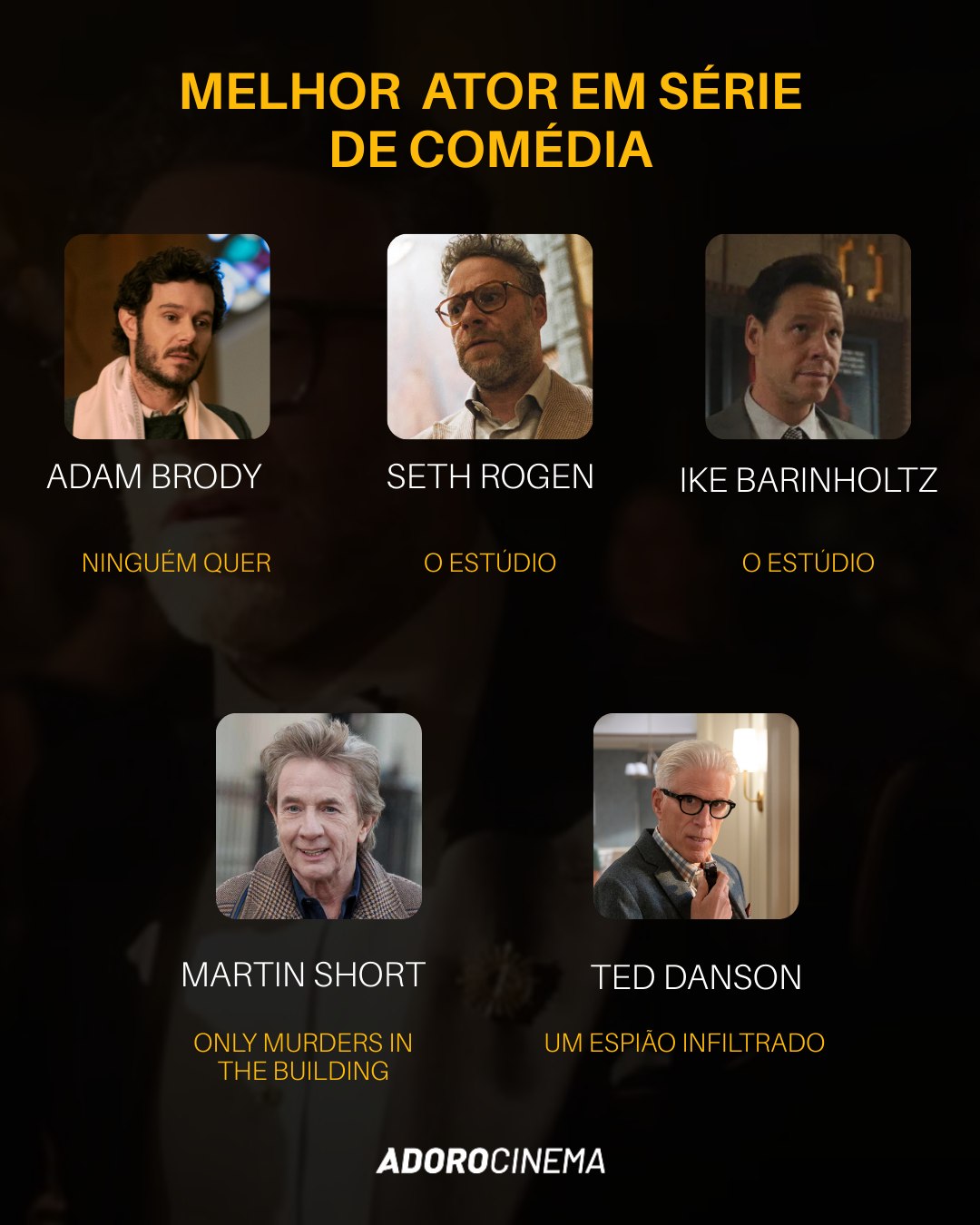 AdoroCinema - 📺🏆 A lista de indicados ao The Actor Awards... | Facebook