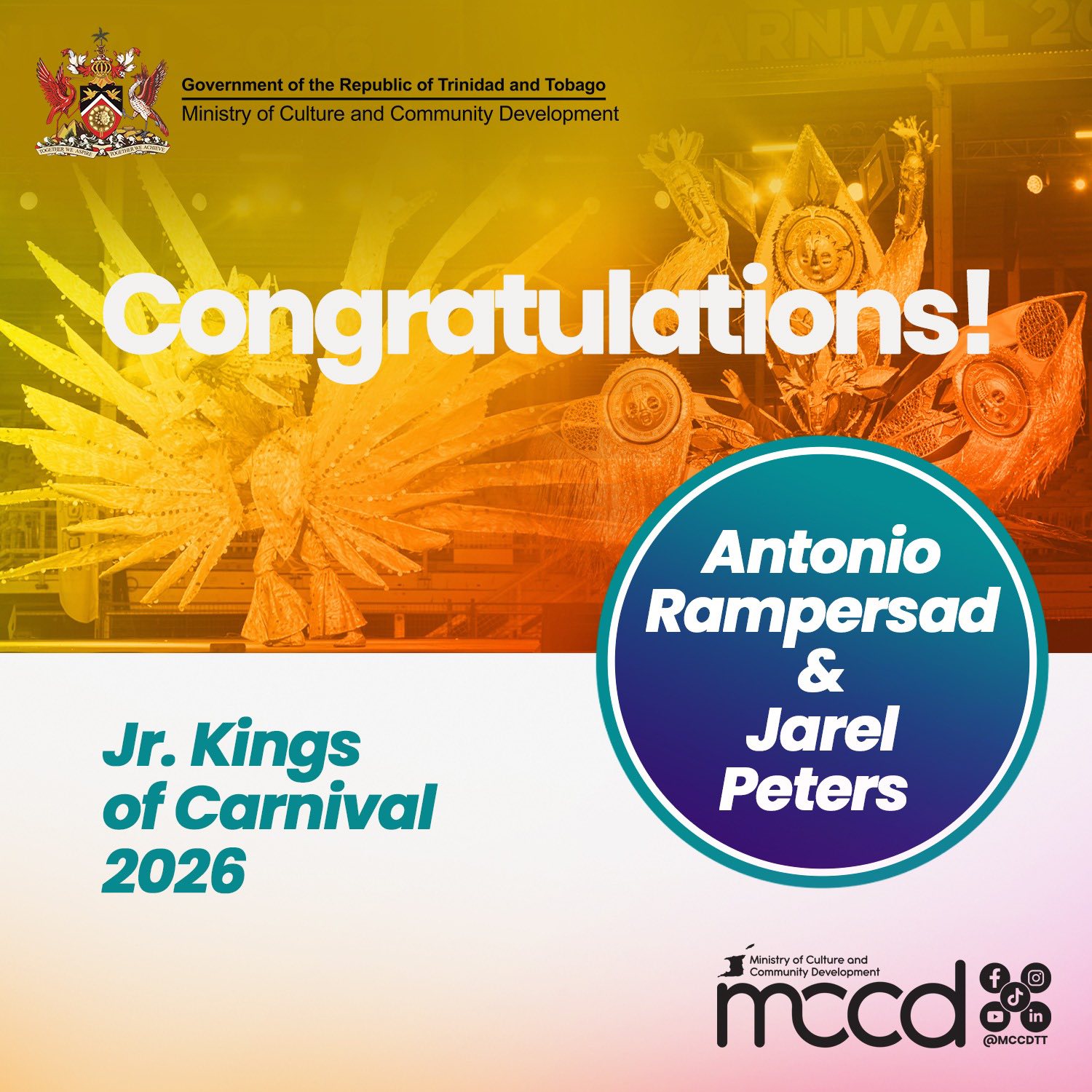 National Carnival Commission of Trinidad and Tobago- NCC | Port of Spain