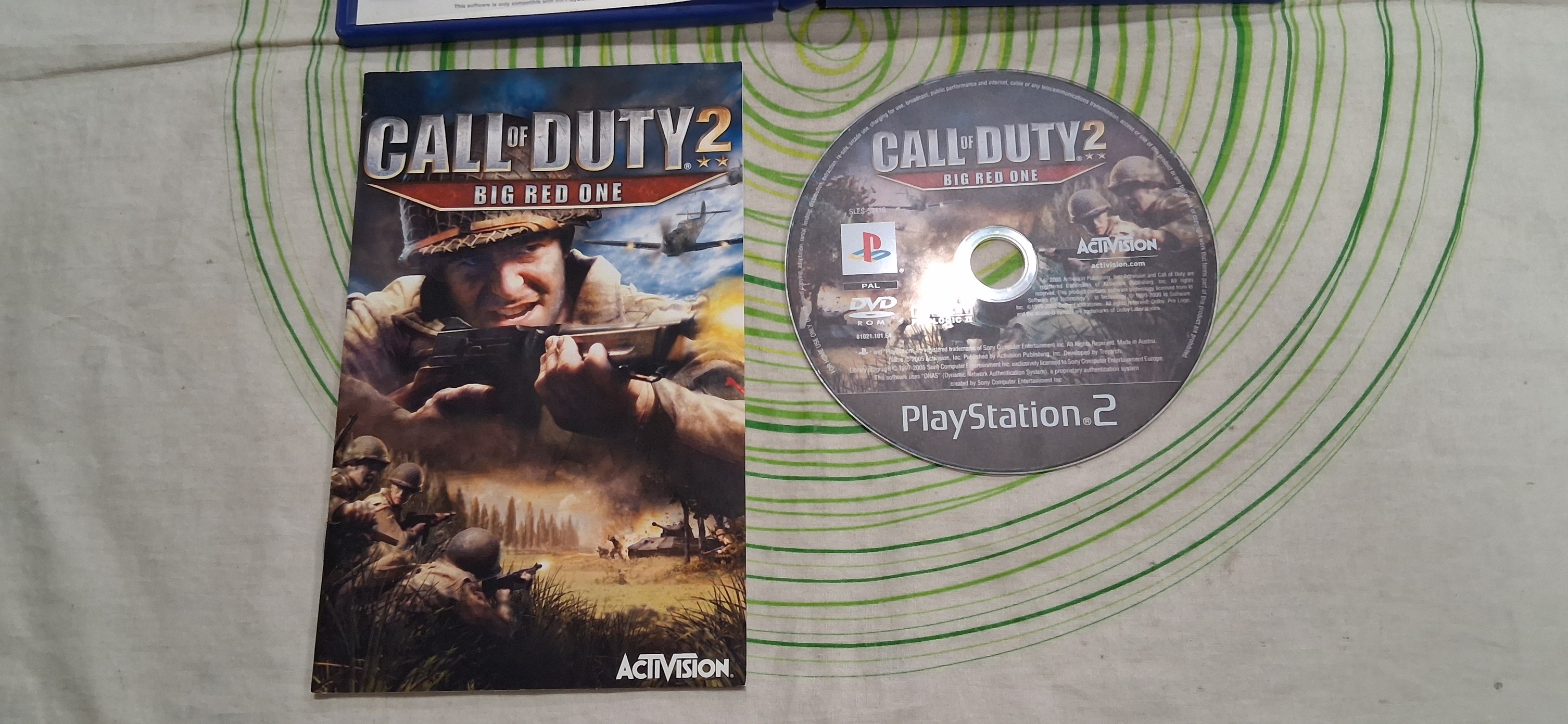 Jeu PS2 Call Of Duty 2: Big Red One - Version PAL FR/ITA/SPA, Promo Press (CD Seul)
