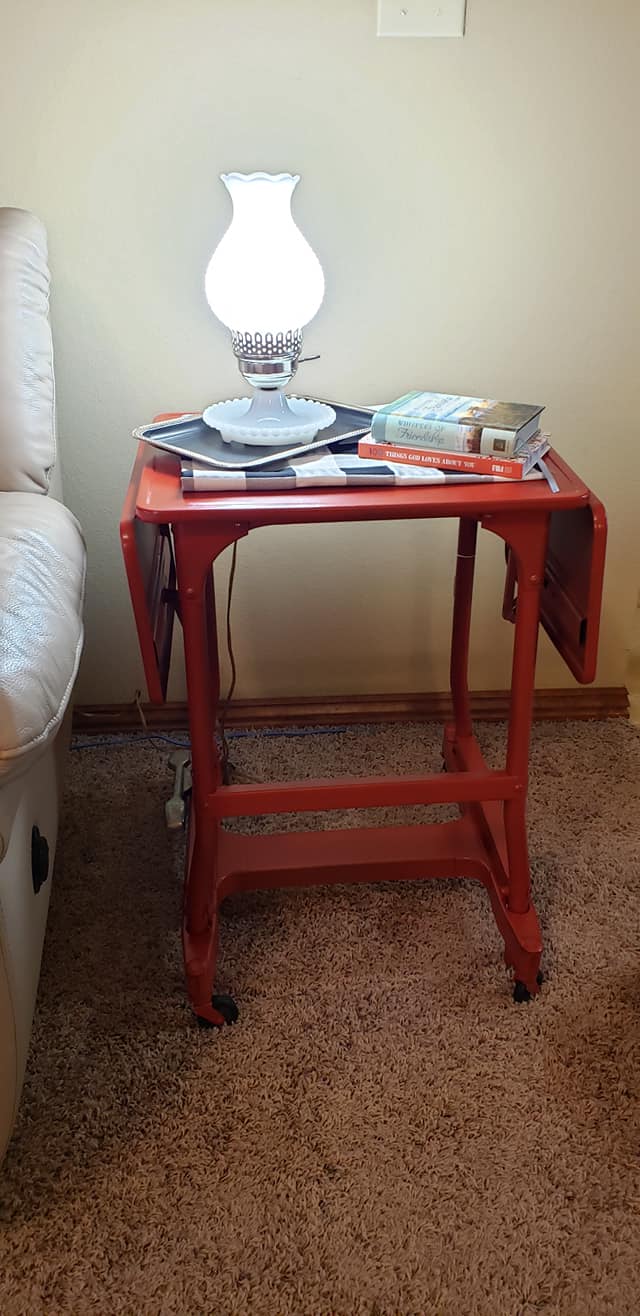 Vintage Typewriter Table Acquisition and Uses