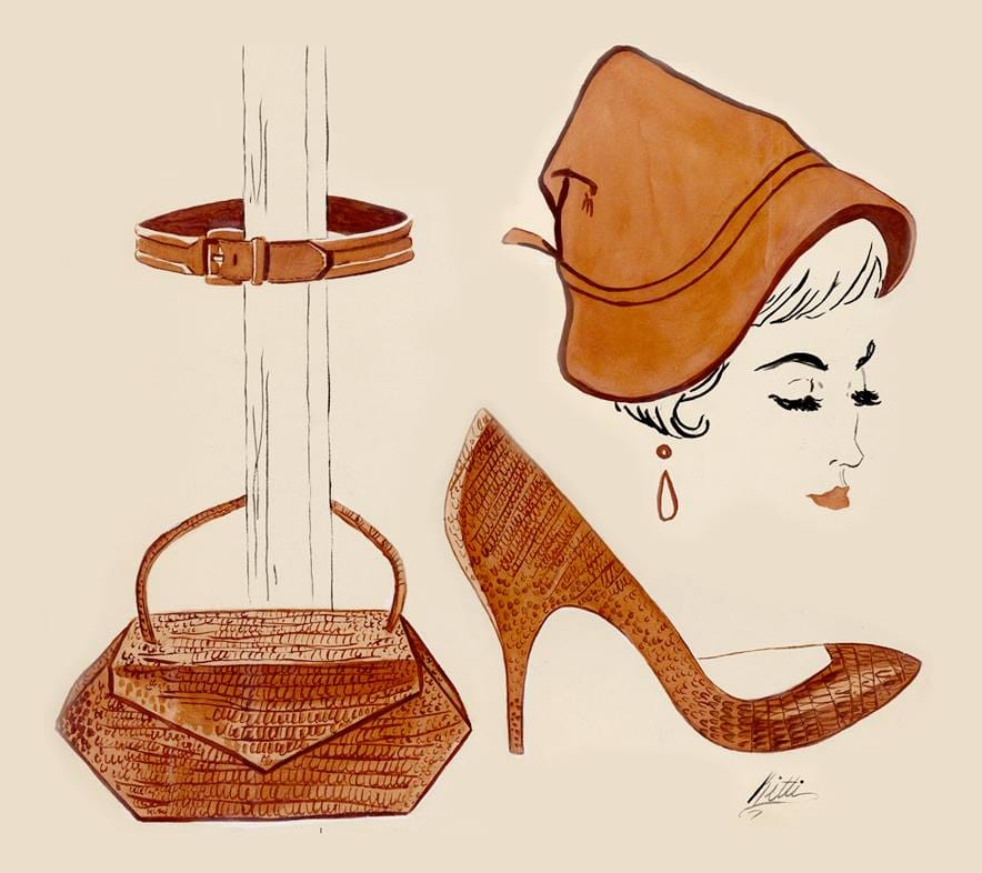 Vintage advertisement illustration from the 1950s