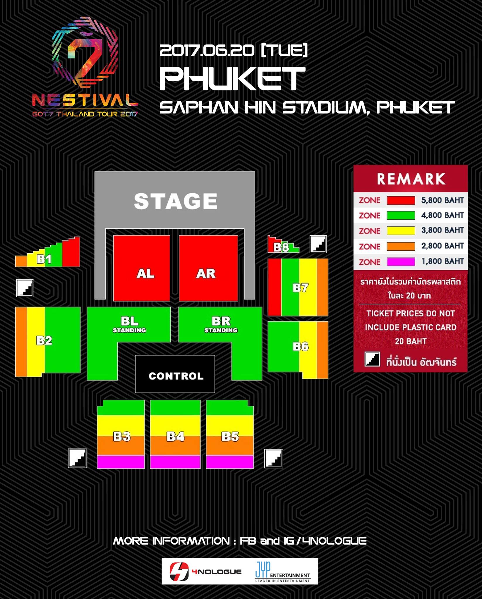 GOT7 THAILAND TOUR 2017 ''NESTIVAL'' in PHUKET อากาเซเตรียมพร้อม