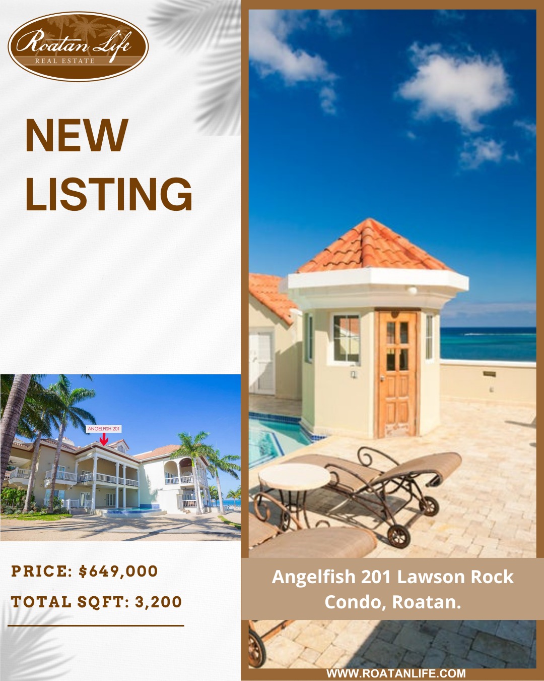 New Listing! Angelfish 201 is a... - Roatan Life Real Estate | Facebook