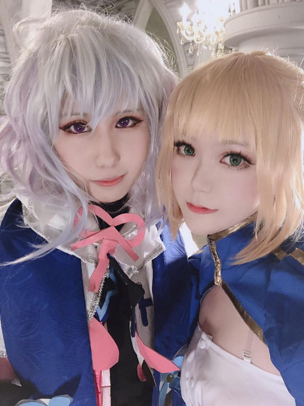 Shizu 靜 Cosplay - 出完黑傻換藍傻～💕 這次有梅林老師作伴( ´ `) 小靜的藍傻大家喜歡嗎😘 | Facebook