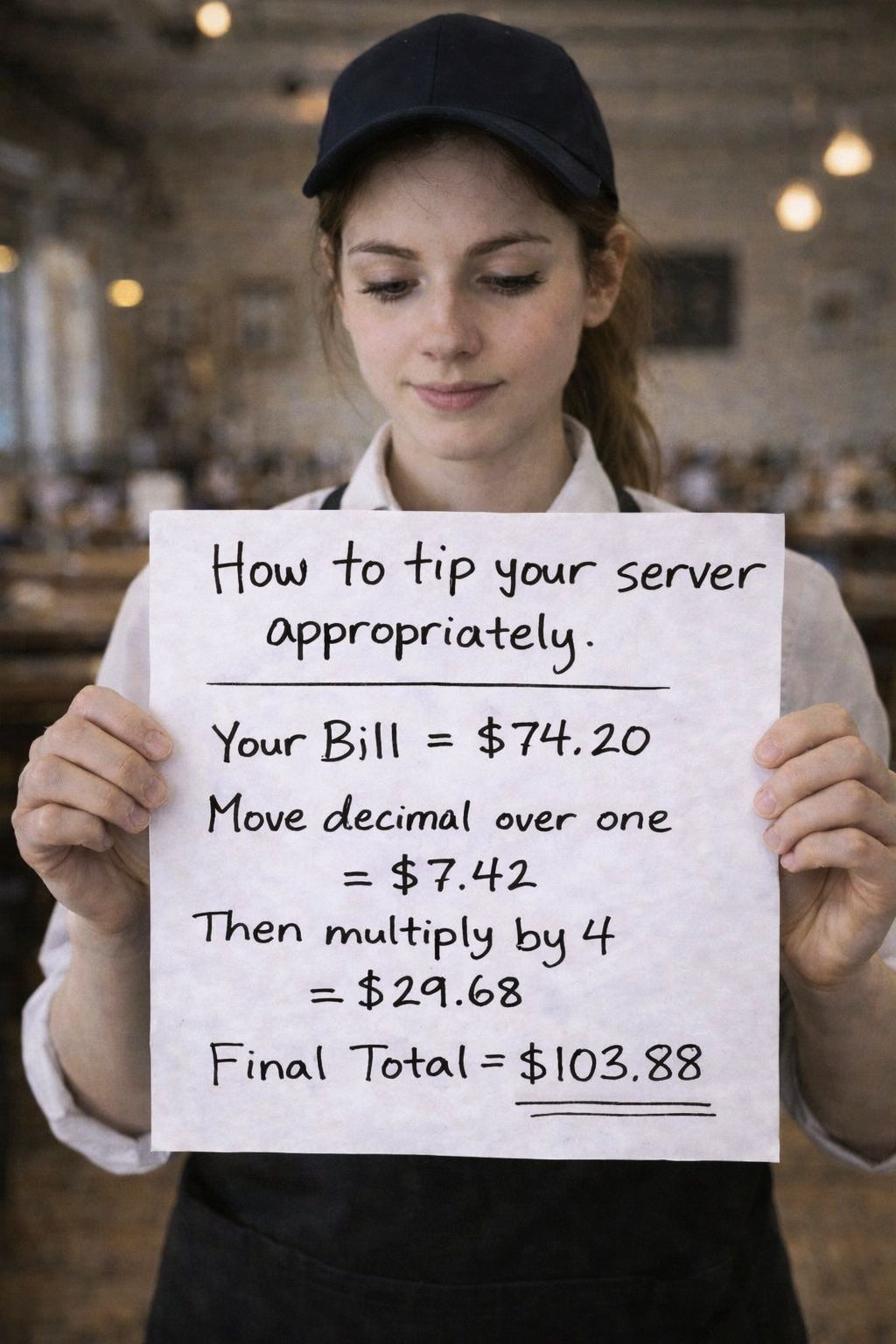 The tip method shown pushes the total... - OfficeLife Laughs | Facebook