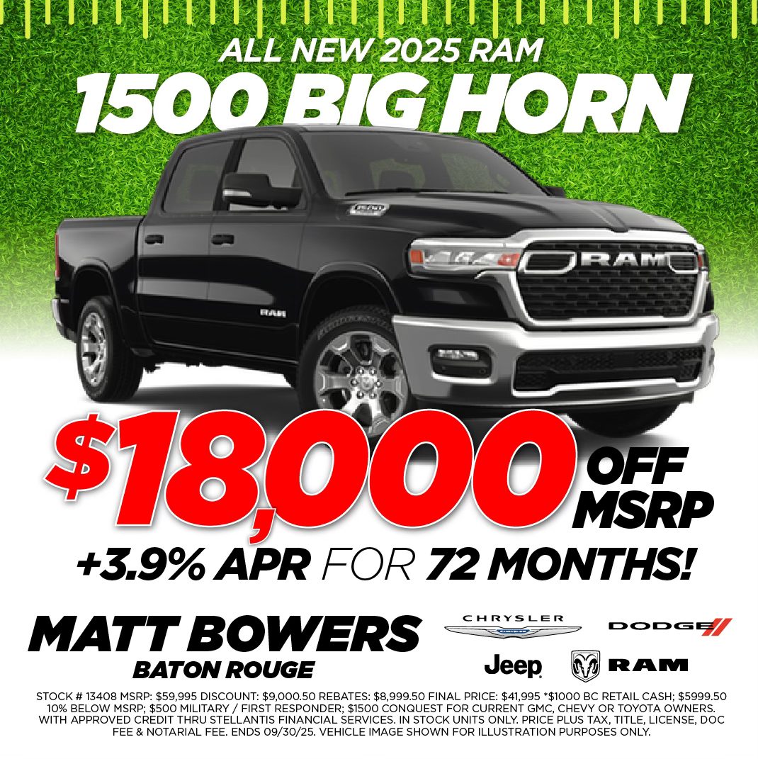 Matt Bowers Chrysler Dodge Jeep Ram | Baton Rouge LA