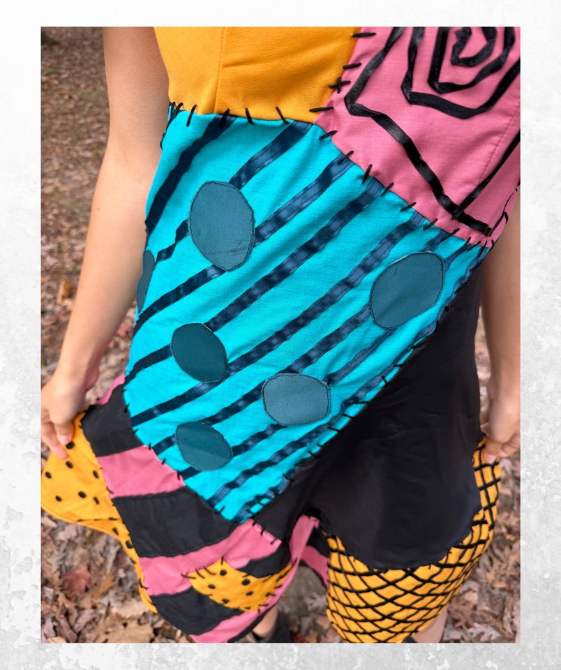 how to make sally dress from nightmare before christmas DIY costume parent:faith-maxi-dress Sally halloween costumes LVSOMT Corner Vanity Desk SIZE:4XL