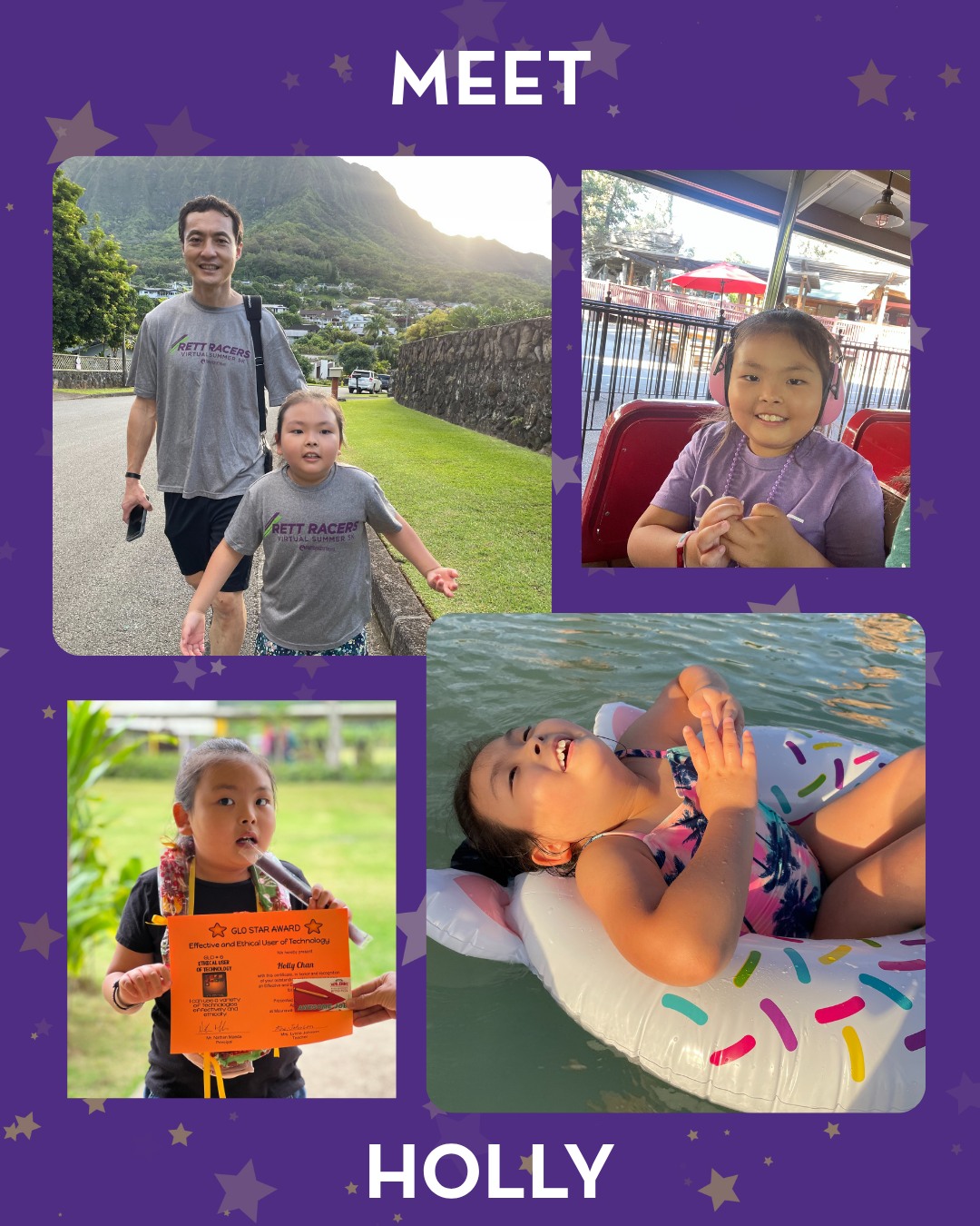 Rocky - Meet Holly! 💜 Holly has Rett Syndrome and lives in Hawaii ...