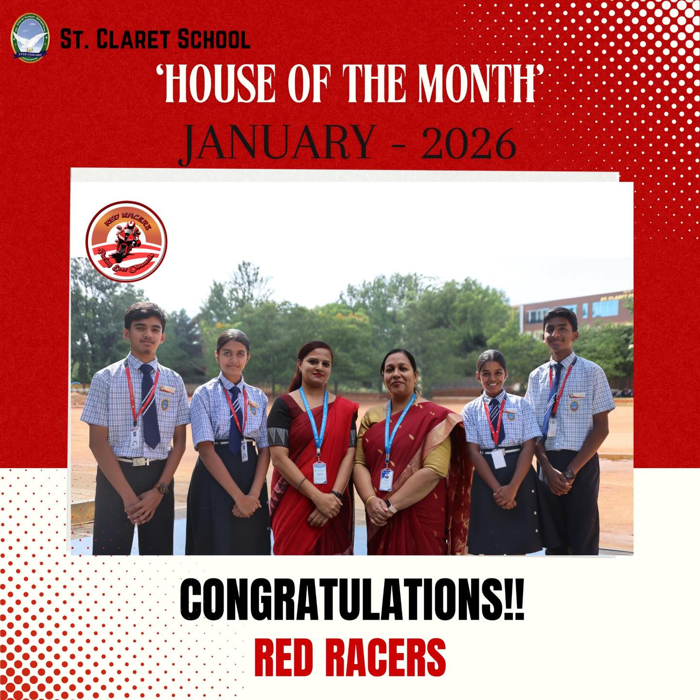 St. - Congratulations to Red Racers for their outstanding teamwork ...