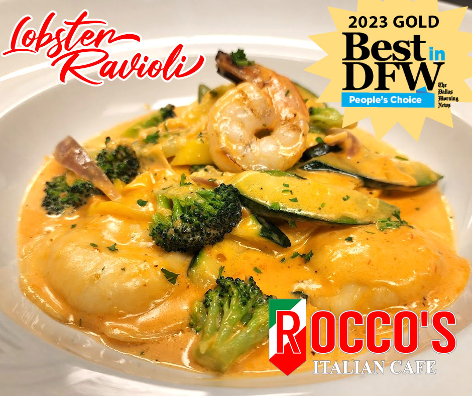 Lobster Ravioli Special 🦞 Today... - Rocco's Italian Cafe | Facebook