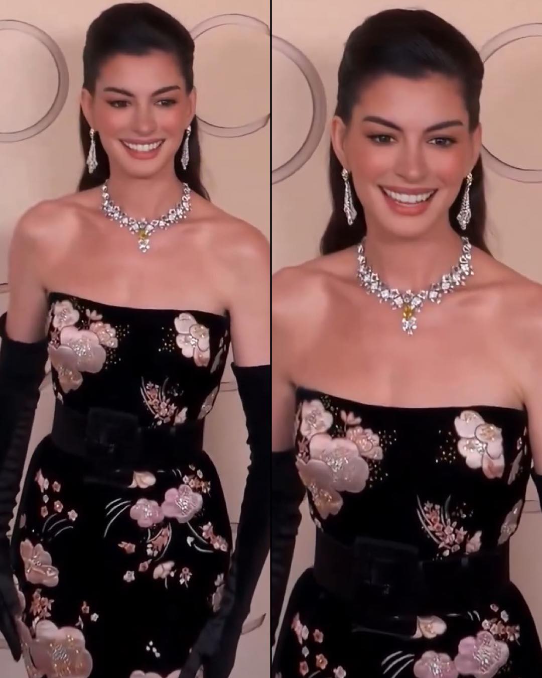Anne Hathaway stuns at the Oscars
