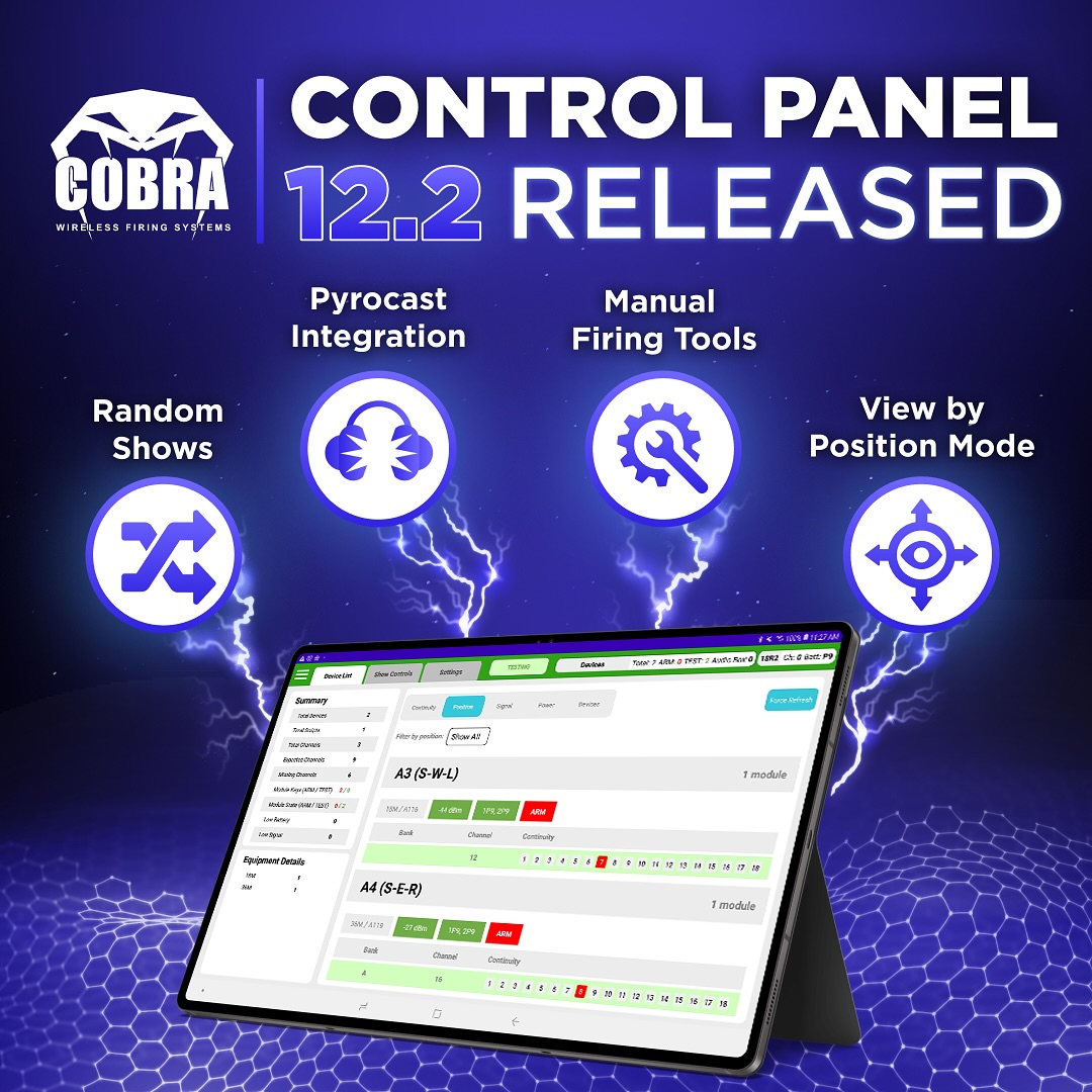 COBRA - Control Panel 12.2 is out today and packed with new features ...