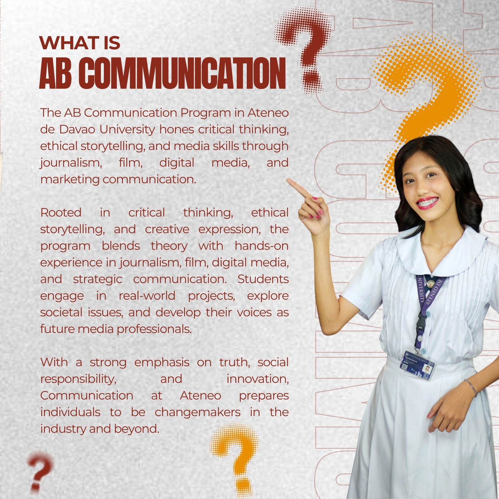 BA Communication - Ateneo de Davao University | Davao City