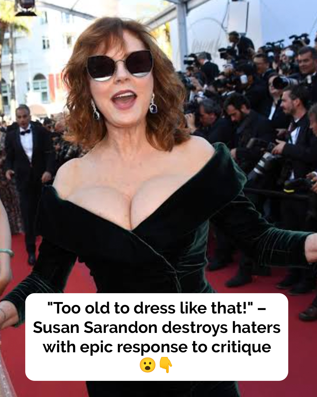 susan sarandon green dress Too old to like that!” they said — but just destroyed the haters with one epic response. The comment section? A full-blown standing ovation! 👇 Teal Green