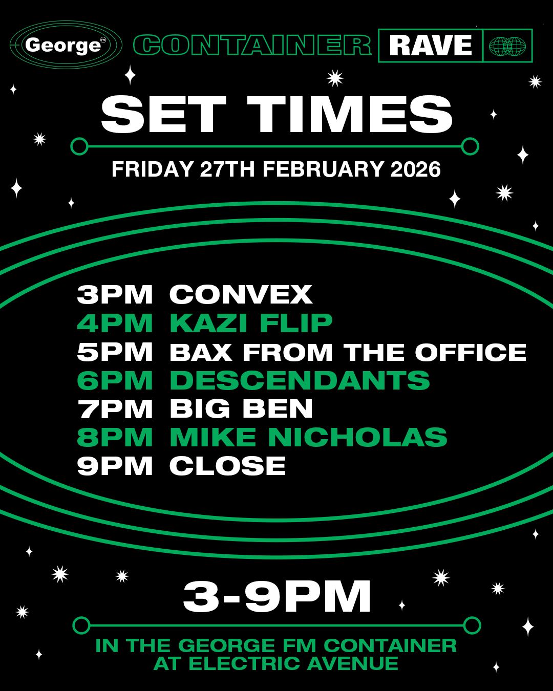 George FM - The George FM Container Rave returns to... | Facebook