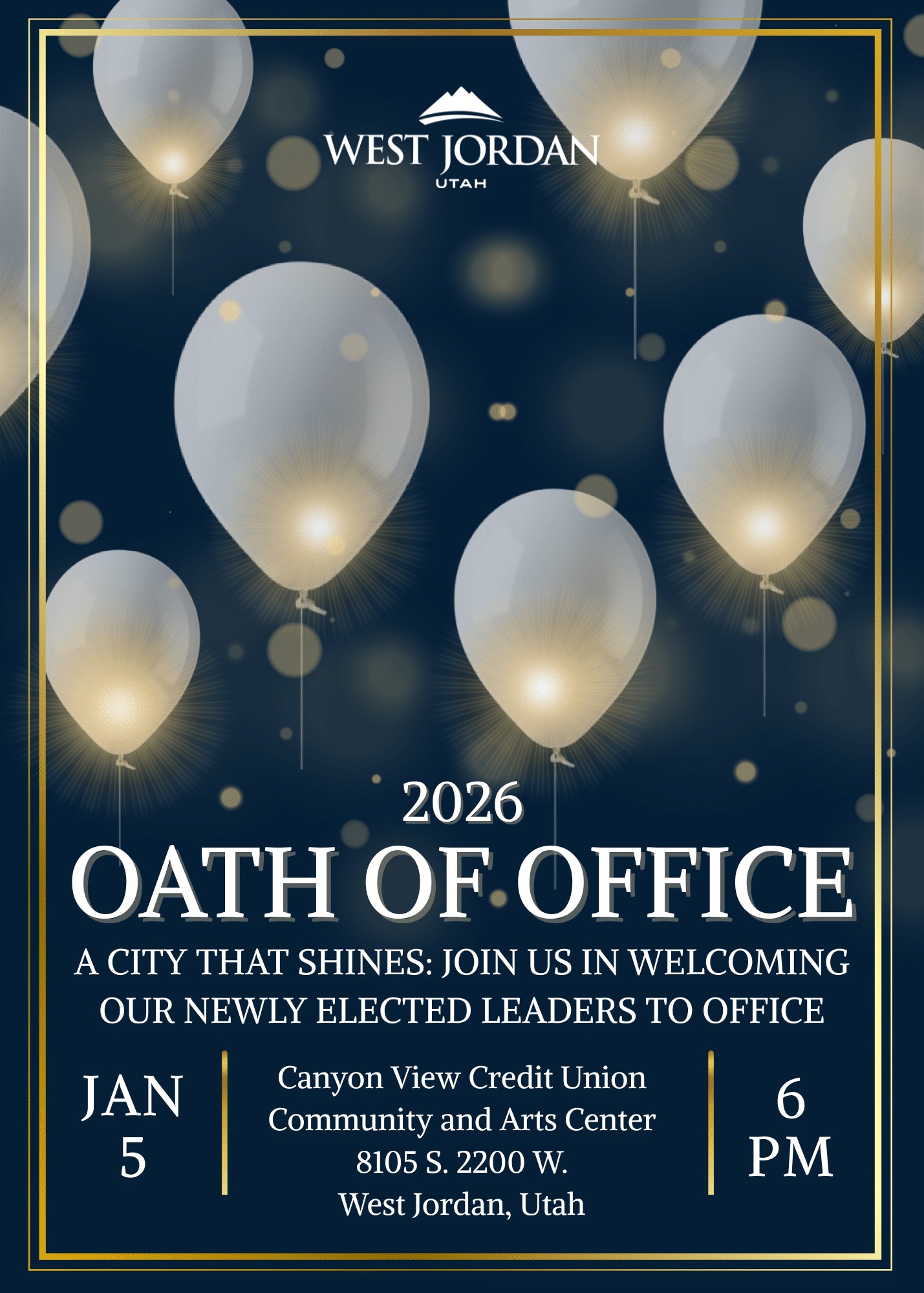 West - Join us in welcoming our newly elected leaders to office! The ...