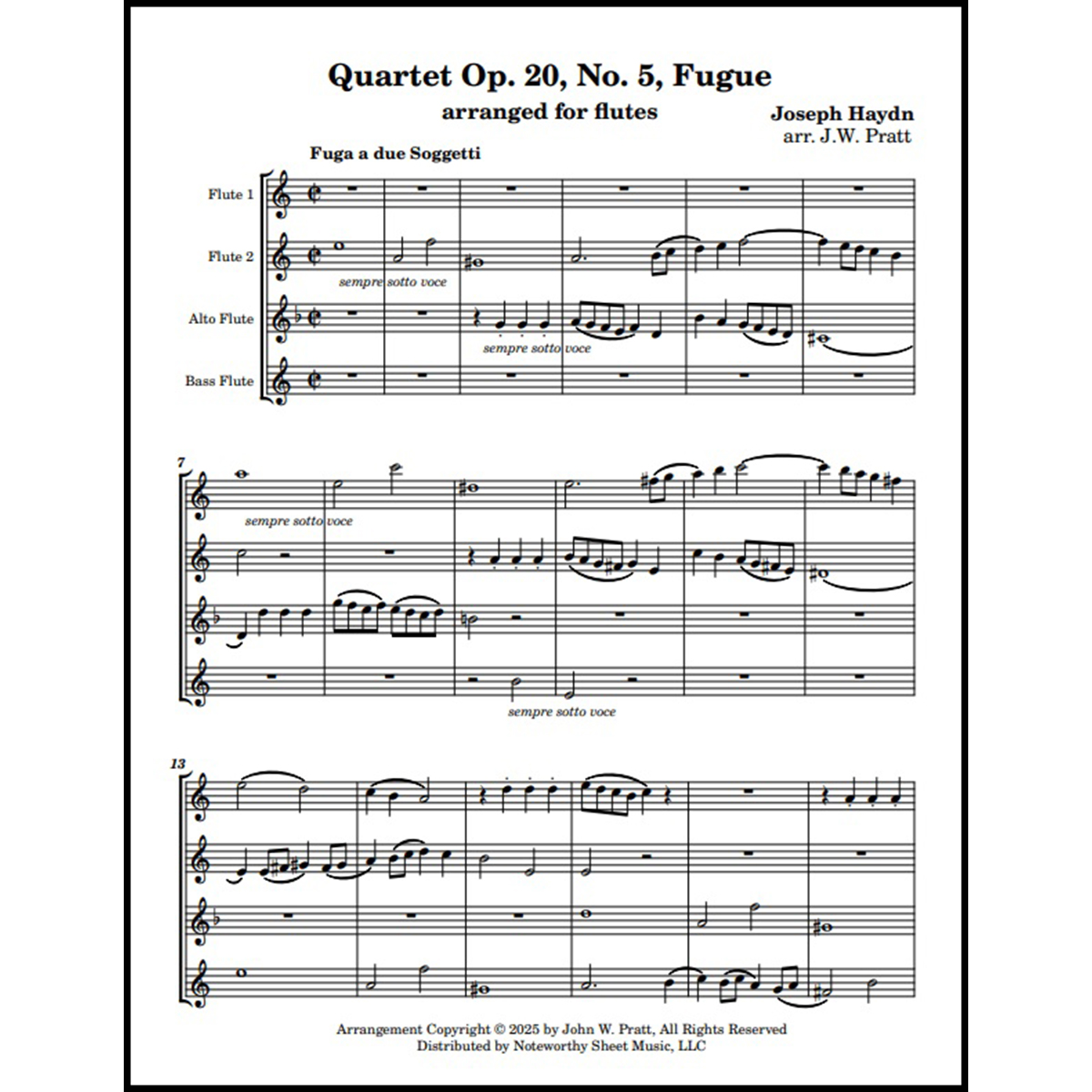 Noteworthy Sheet Music