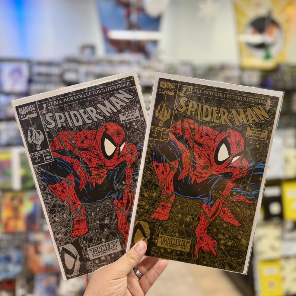 Spider-Man #1, gold foil edition from 1990! Now on our Wall of