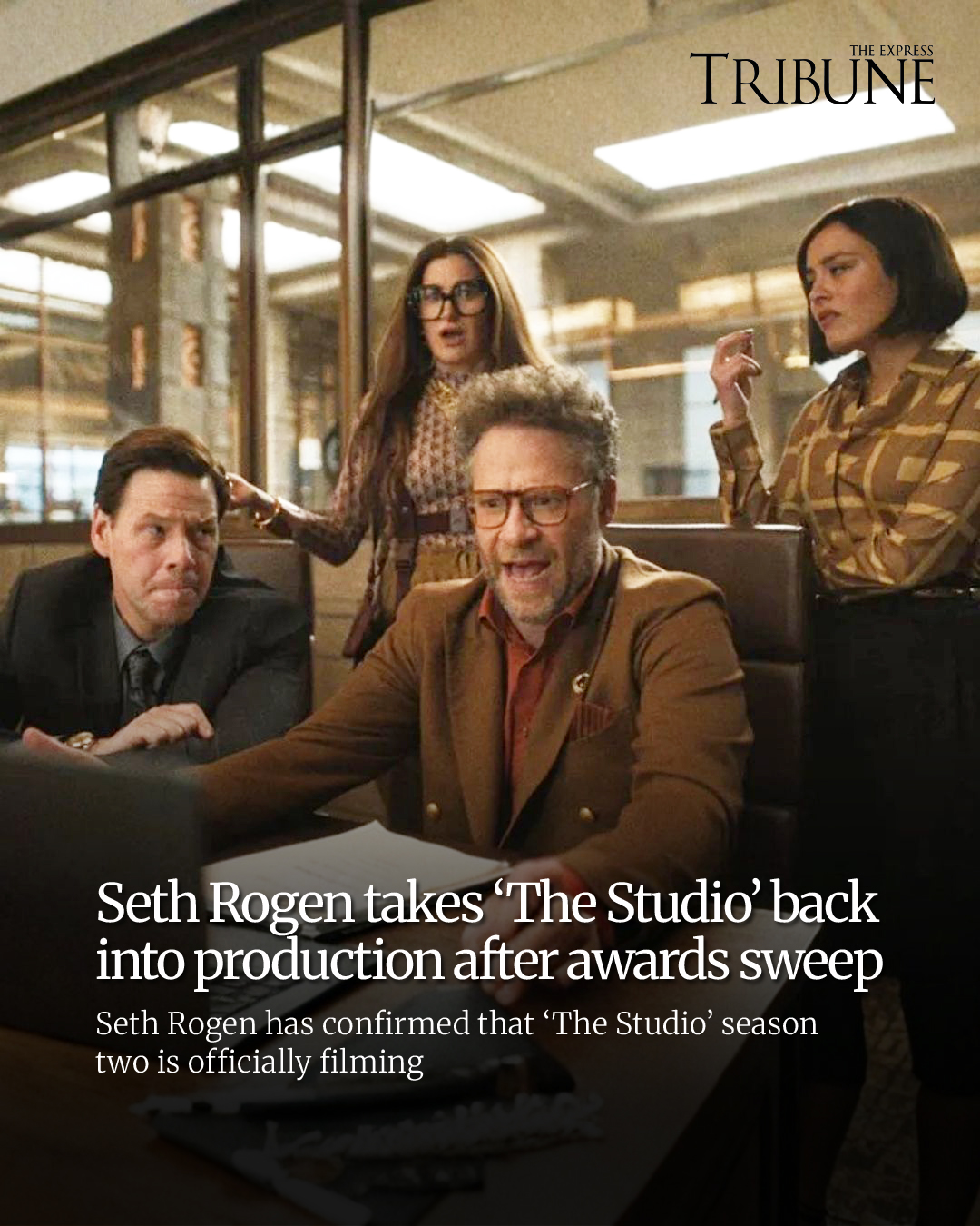 Express - Seth Rogen has confirmed that The Studio is officially back ...