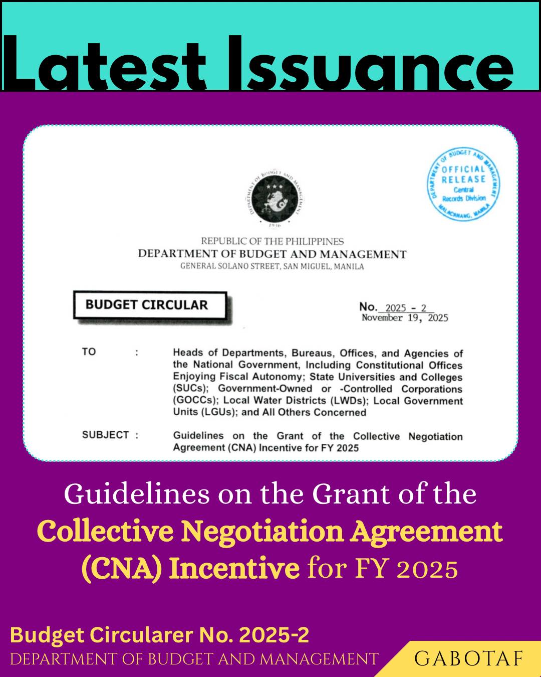 #GoodNews JUST IN: Guidelines on the Grant of the Collective ...