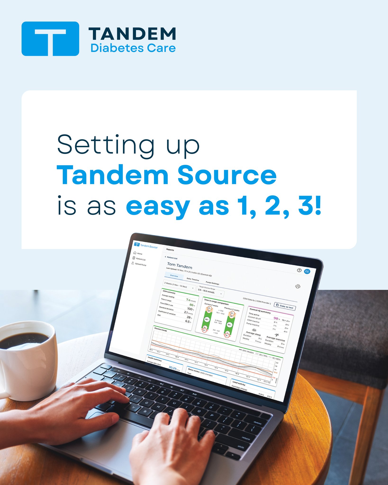 NZMS Diabetes - Setting up Tandem Source is as easy as 1,... | Facebook