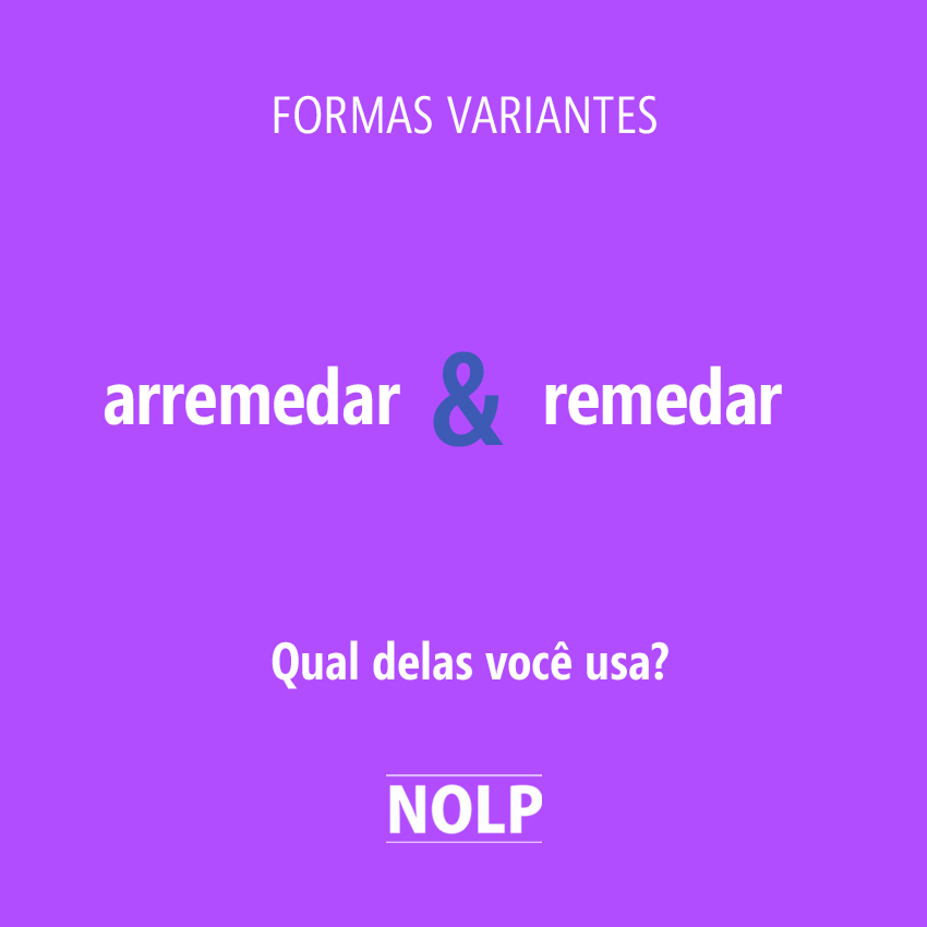 As formas... - NOLP - Nova Ortografia da Língua Portuguesa