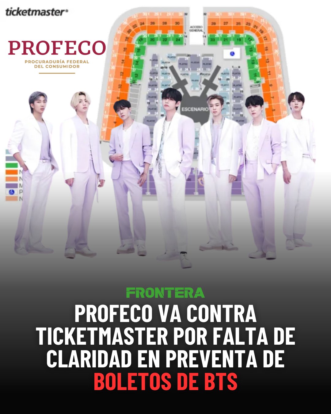 FRONTERA - 🎟️⚠️ La venta de boletos de BTS en México ya está bajo la ...