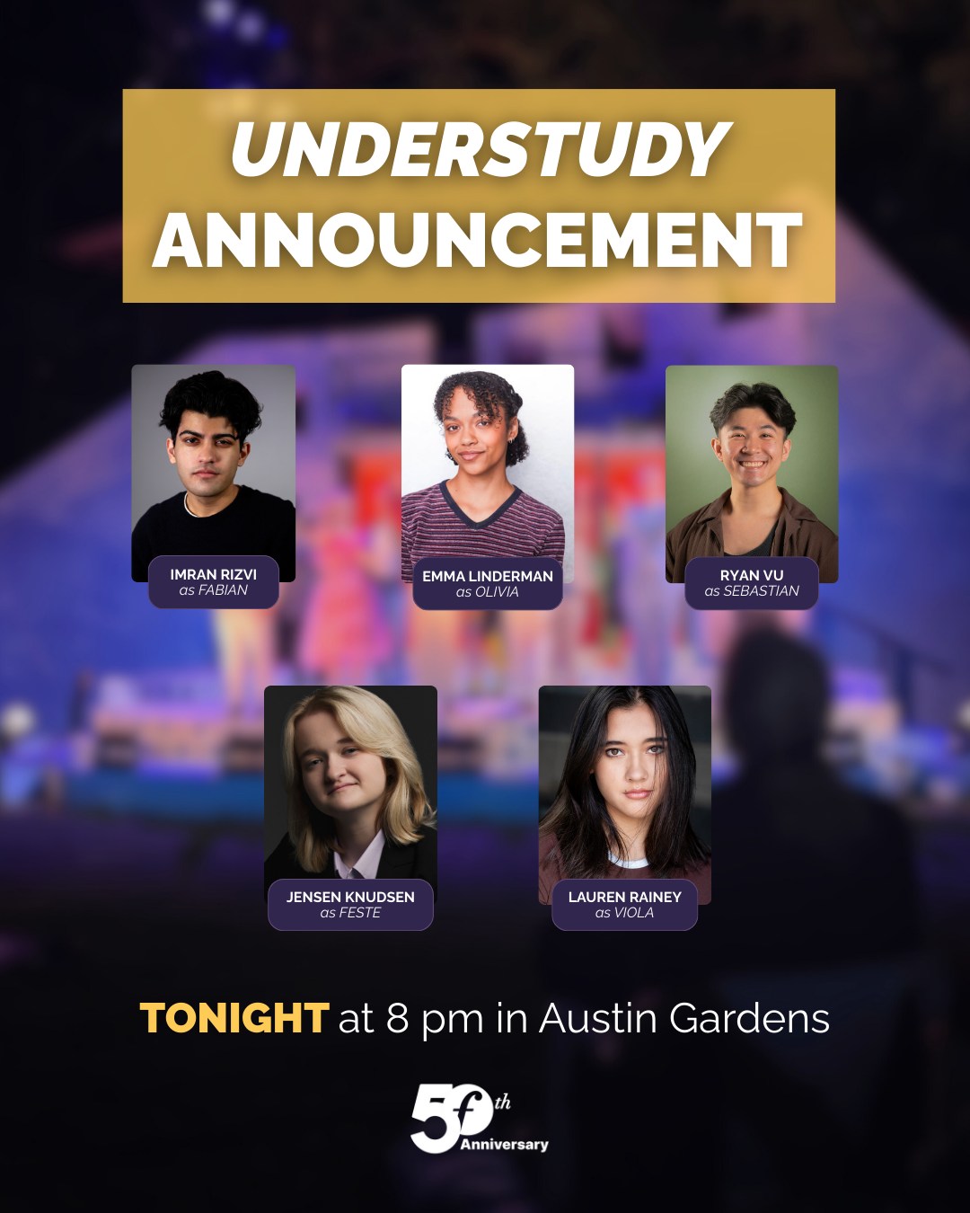 Oak - ‼️WONDERSTUDY ANNOUNCEMENT‼️ We have five understudies going on ...