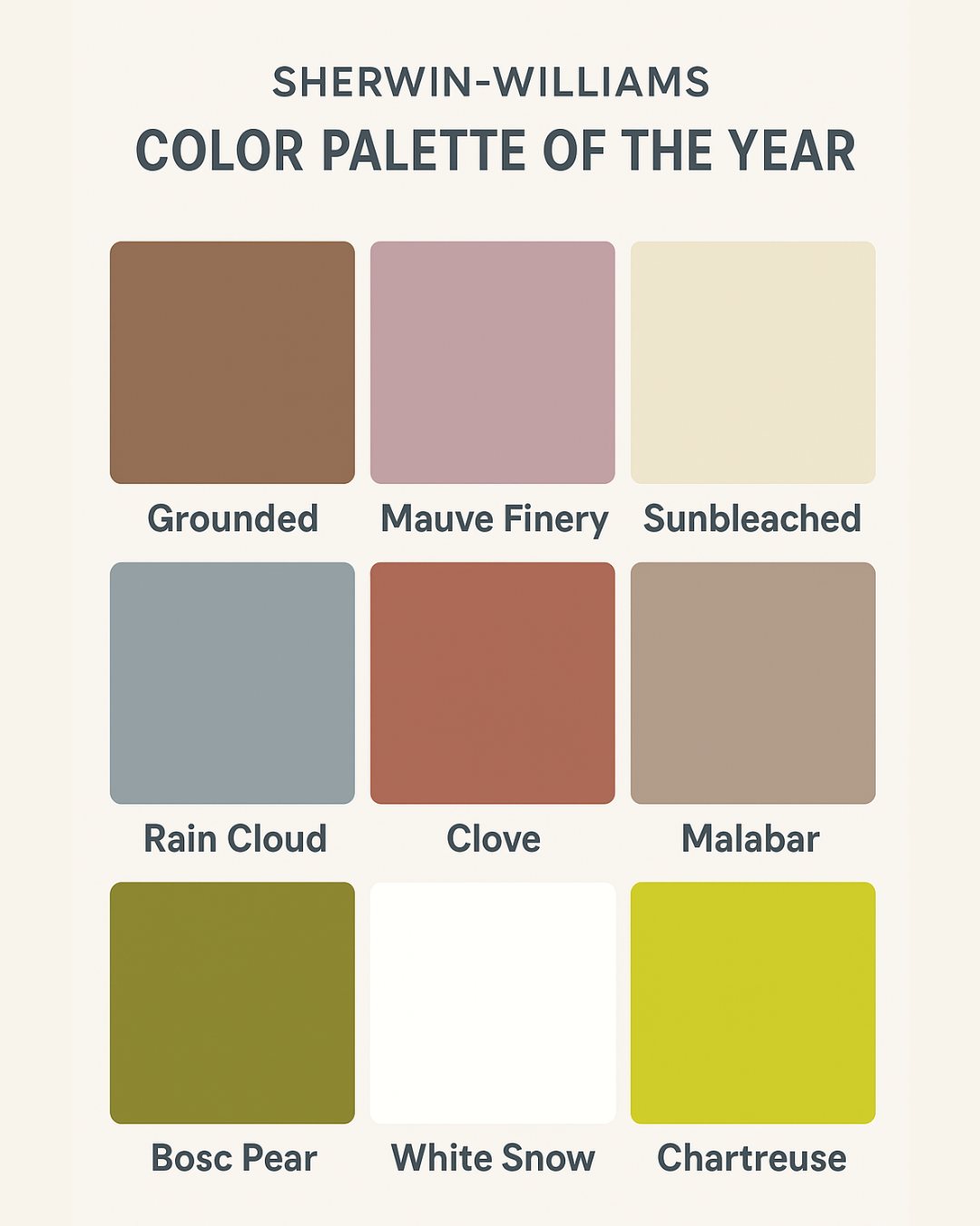 Presto - Introducing the Sherwin-Williams Color Palette of the Year ...