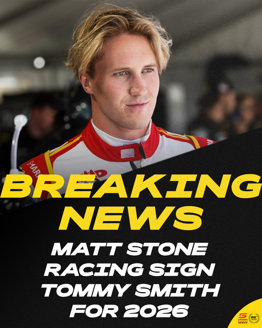Dunlop - Tommy Smith will join the returning Matt Stone Racing in 2026 ...