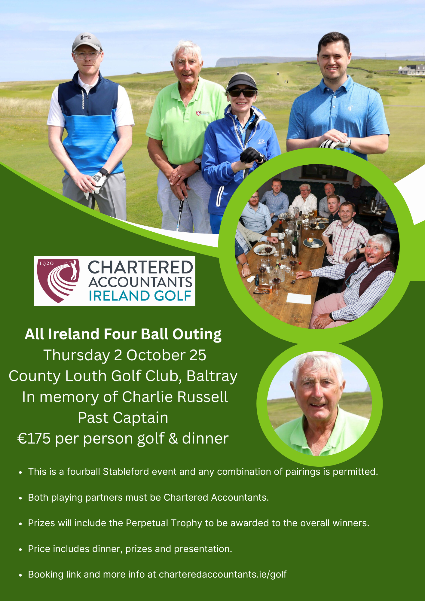Chartered Accountants Ireland Golf Society