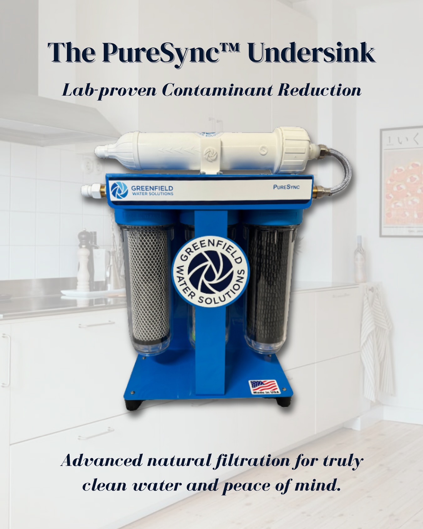 Greenfield - The PureSync™ Undersink Filtration System was designed to ...