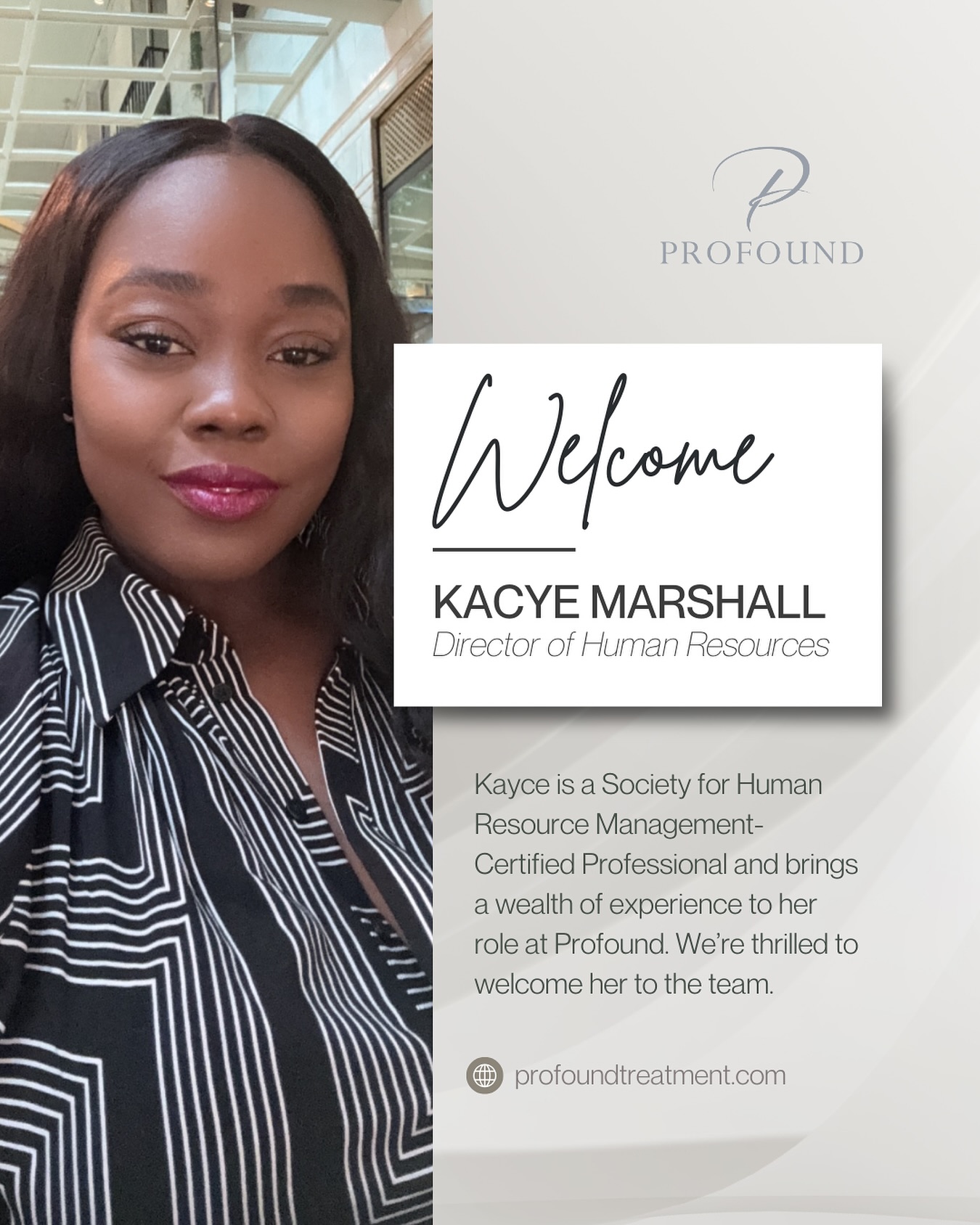 Profound - We’re thrilled to welcome Kayce Marshall as Profound’s new ...