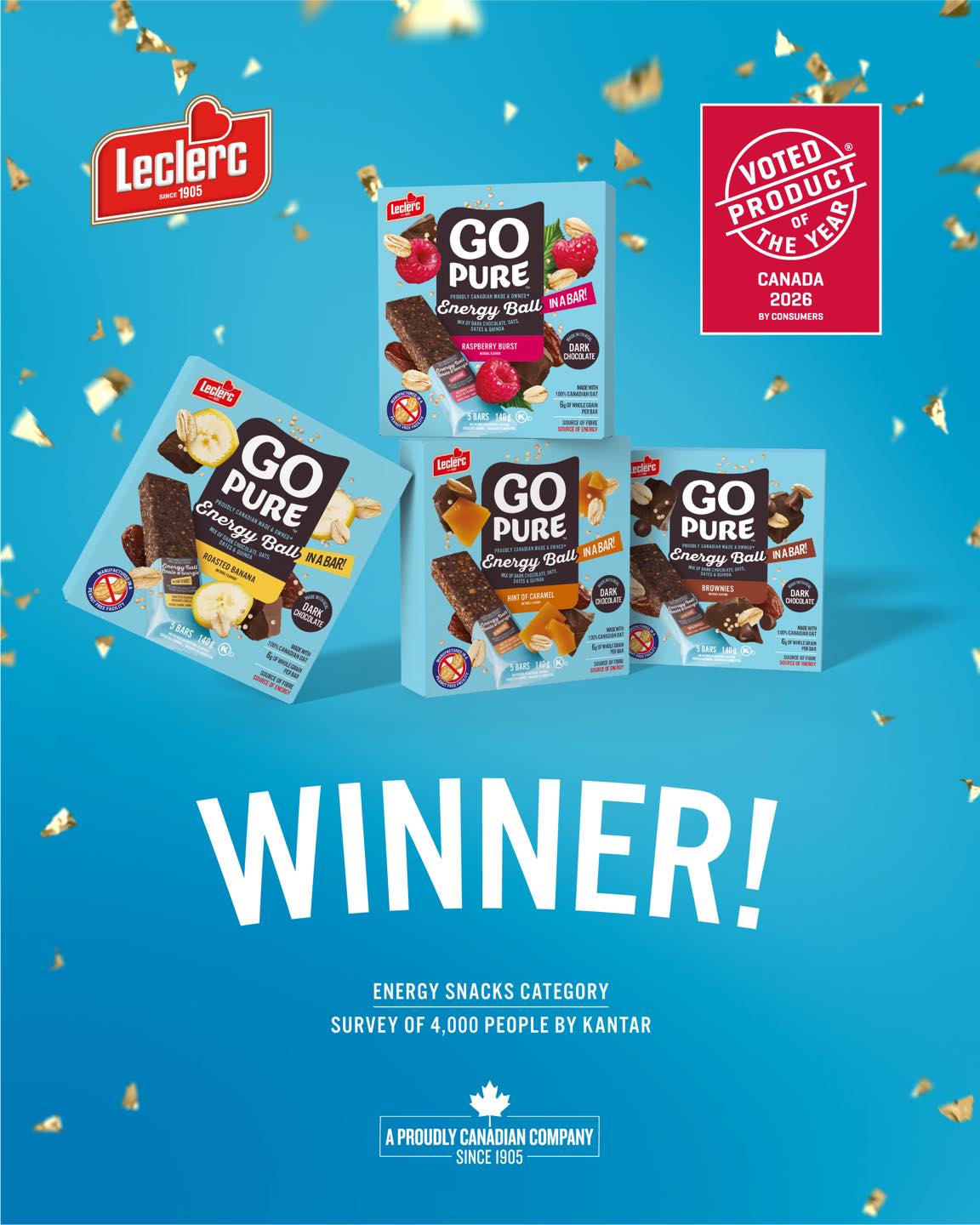 Leclerc - 🏆 Go Pure Energy Ball in a Bar has won the 2026... | Facebook