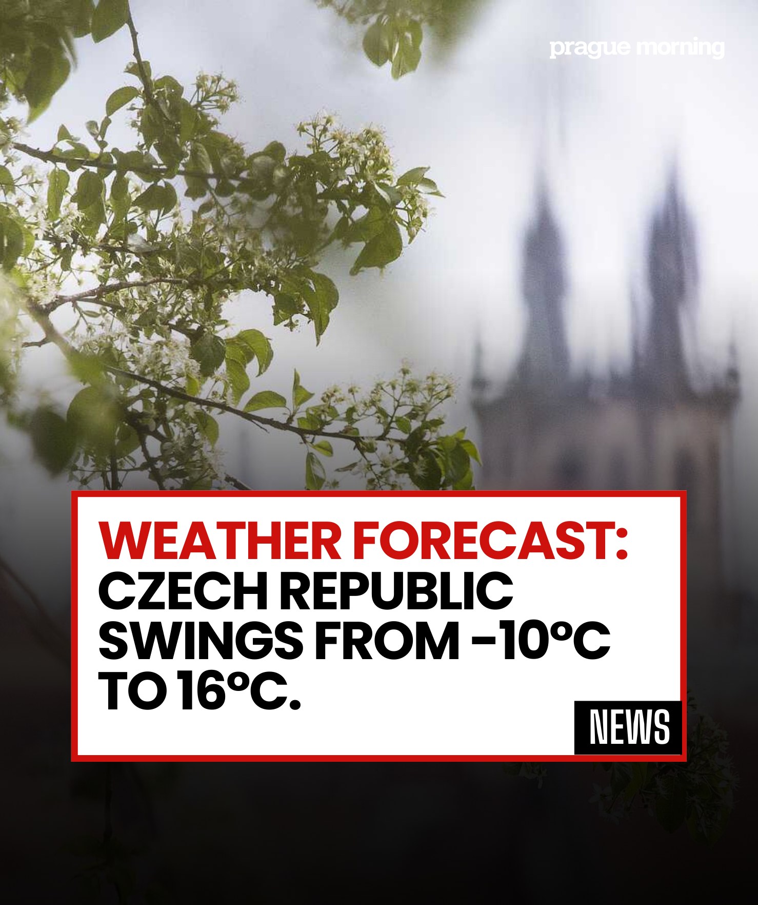 Prague Morning - 🌡️ The Czech Republic is set for a sharp... | Facebook