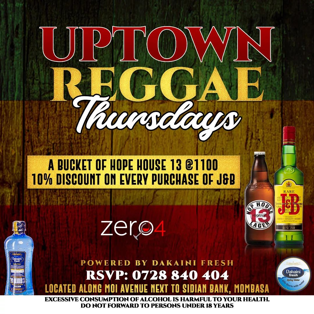 Your awaited reggae day is here🙌. Our... - Zero4SportsLounge | Facebook